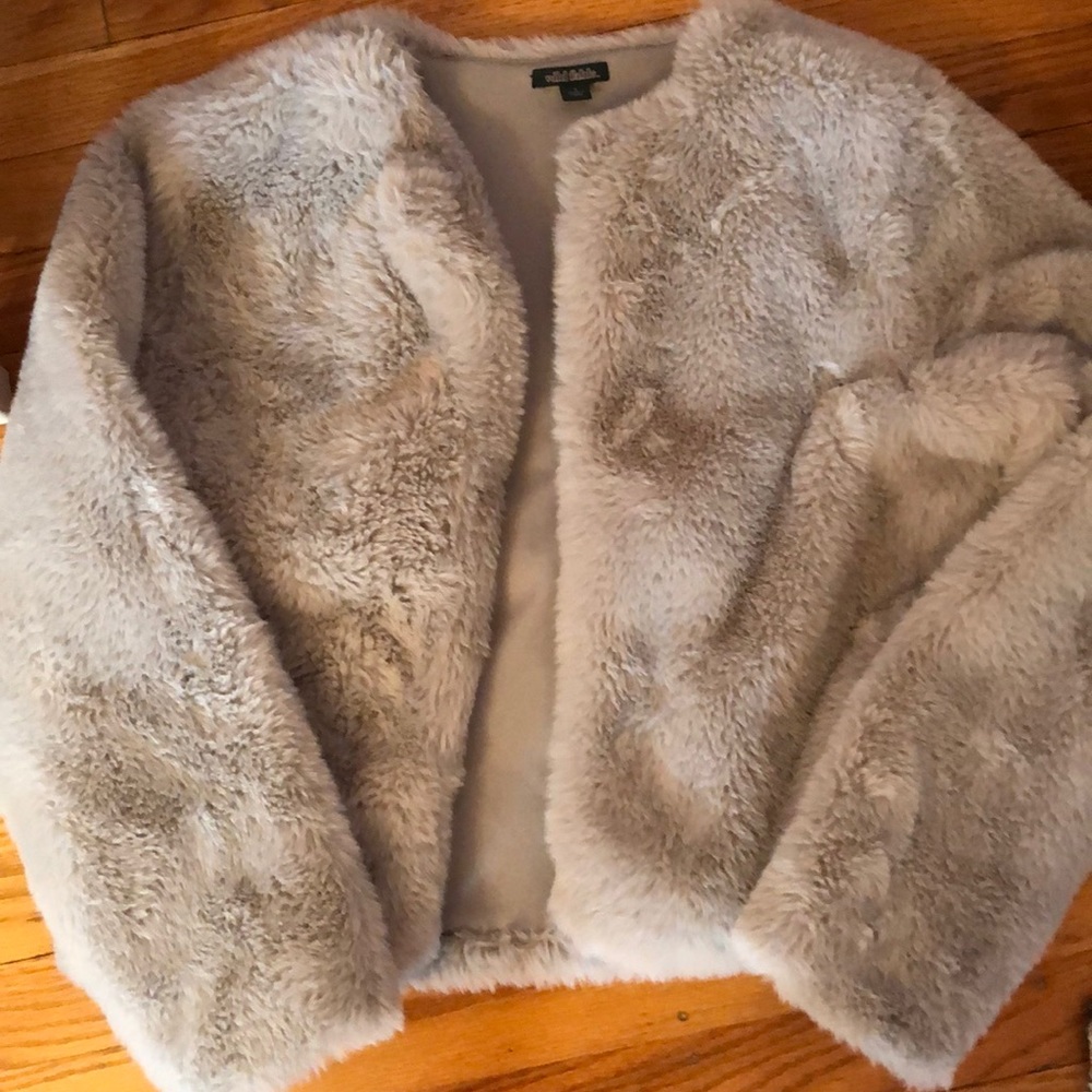 Faux fur jacket